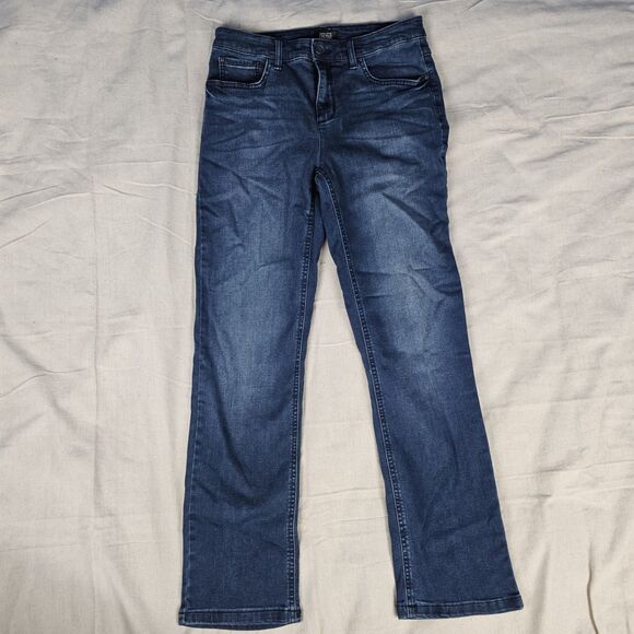 Jones New York Signature Women’s SZ 4 Lexington Straight Jeans Stretch Med Wash - Picture 2 of 16